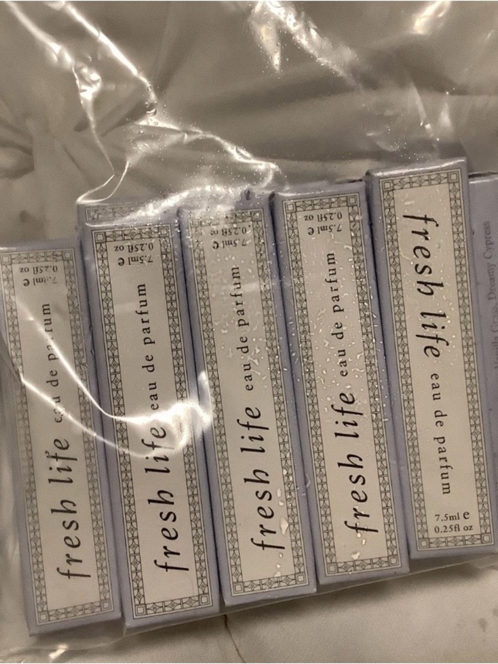 Fresh life perfume new 10 .25 oz bottles